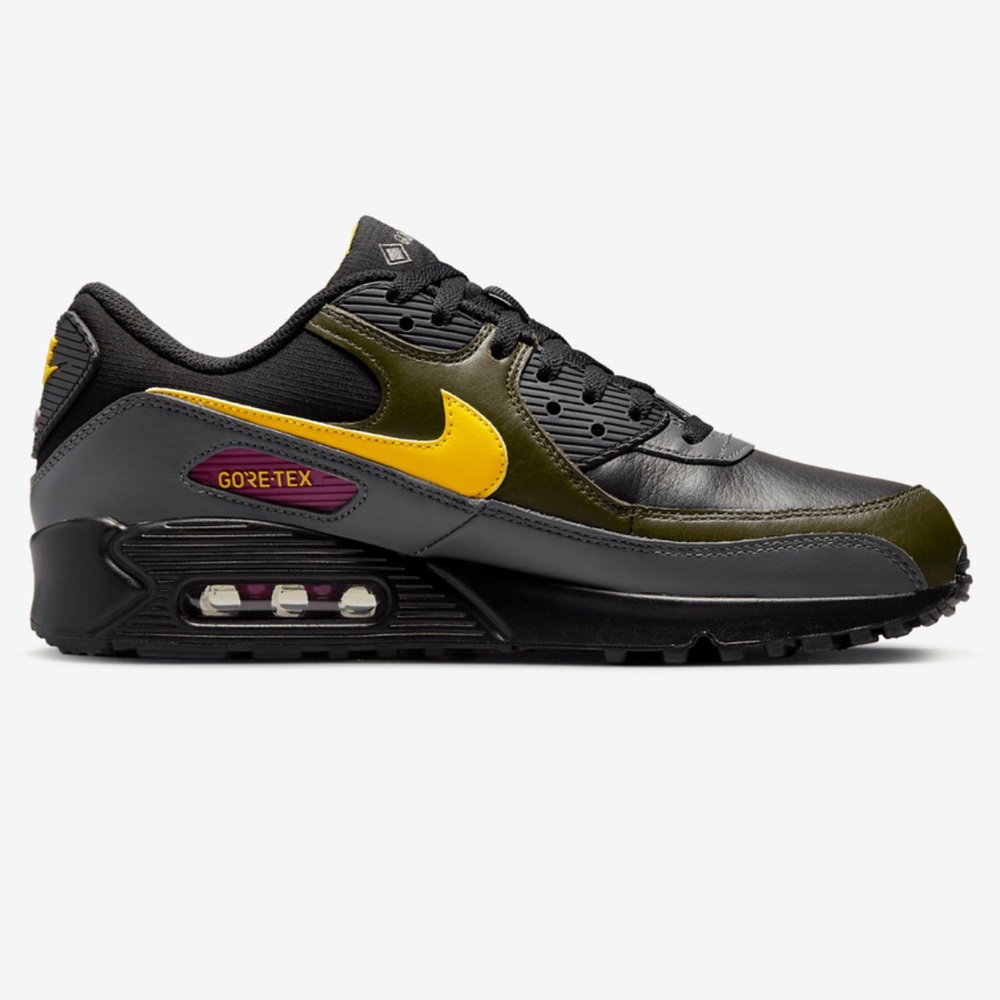 Nike Air Max 90 GORE-TEX Black and Gold Shoes